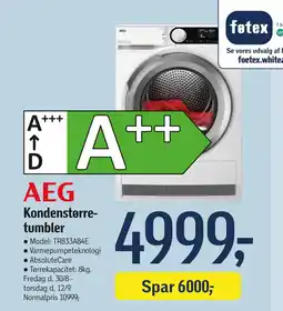 Føtex Kondenstørretumbler tilbud