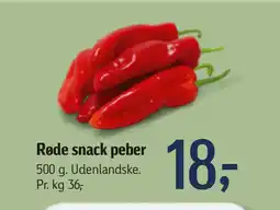 Røde snack peber
