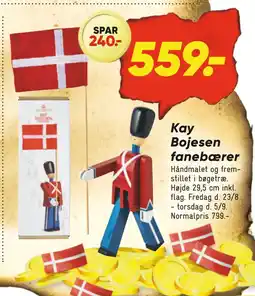 Bilka Kay Bojesen fanebærer tilbud