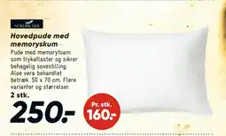 Bilka Hovedpude med memoryskum tilbud
