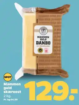 Netto Mammen guld skæreost tilbud