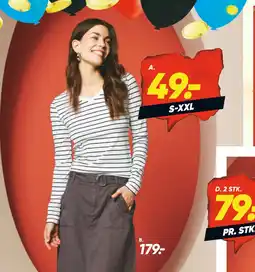 Bilka Langærmet basis top tilbud