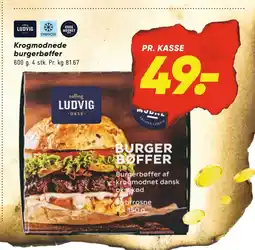 Bilka Krogmodnede burgerbøffer tilbud