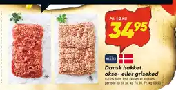Bilka Dansk hakket okse- eller grisekød tilbud