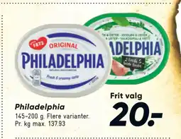 Bilka Philadelphia tilbud