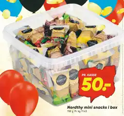 Nordthy mini snacks i box