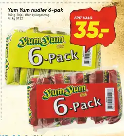Bilka Yum Yum nudler 6-pak tilbud