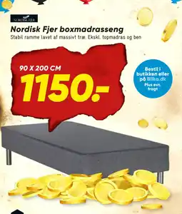 Bilka Nordisk Fjer boxmadrasseng tilbud
