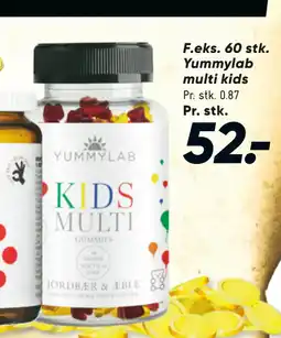 Bilka 60 stk. Yummylab multi kids tilbud