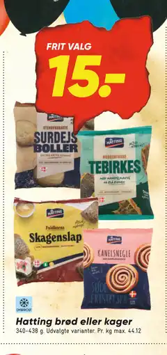 Bilka Hatting brød eller kager tilbud