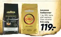 Bilka Lavazza helbønner tilbud