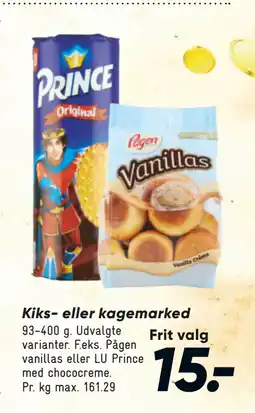 Bilka Kiks- eller kagemarked tilbud