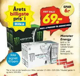 Bilka Monster Energy tilbud