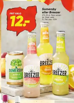 Somersby eller Breezer