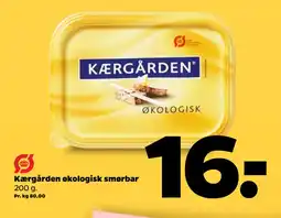 Netto Kærgården økologisk smørbar tilbud