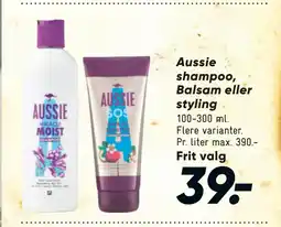 Bilka Aussie shampoo, Balsam eller styling tilbud