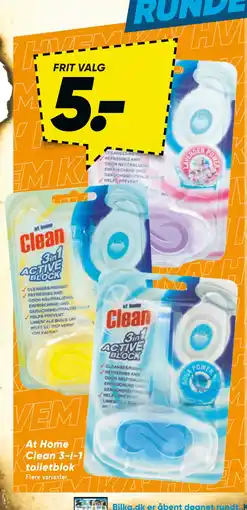 Bilka At Home Clean 3-i-1 toiletblok tilbud