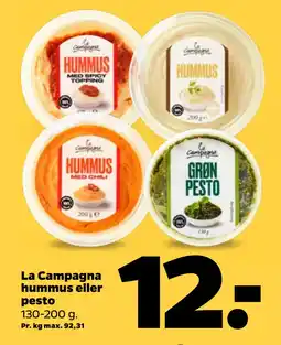 Netto La Campagna hummus eller pesto tilbud