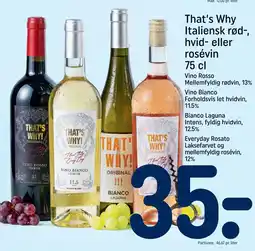 That’s Why Italiensk rød-, hvid- eller rosévin 75 cl