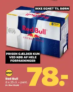 Netto Red Bull tilbud