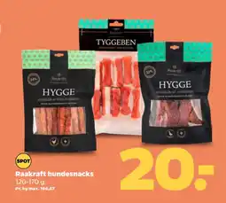 Netto Raakraft hundesnacks tilbud
