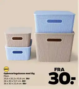 Netto Opbevaringskasse med låg tilbud