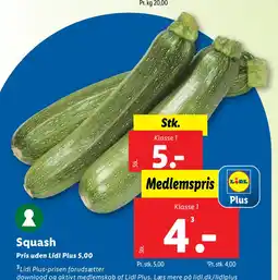 Lidl Squash tilbud