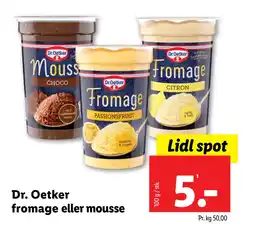 Lidl Dr. Oetker fromage tilbud