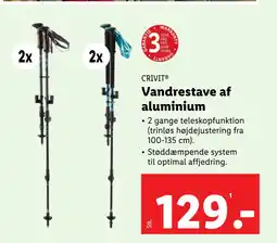 Lidl Vandrestave af aluminium tilbud