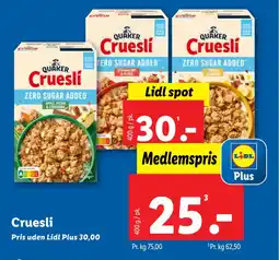 Lidl Cruesli tilbud