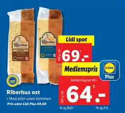 Lidl Riberhus ost tilbud