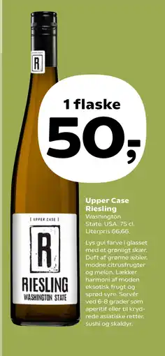SuperBrugsen Upper Case Riesling tilbud