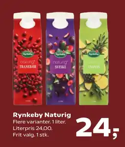SuperBrugsen Rynkeby Naturig tilbud