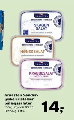 Kvickly Graasten Sønderjyske Fristelser pålægssalater tilbud