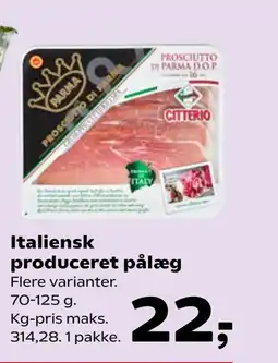 Kvickly Italiensk produceret pålæg tilbud