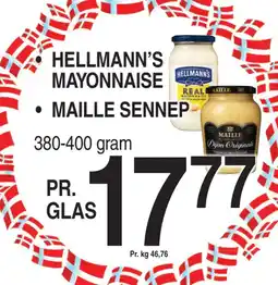 ABC Lavpris HELLMANN’S MAYONNAISE • MAILLE SENNEP tilbud