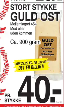ABC Lavpris GULD OST tilbud