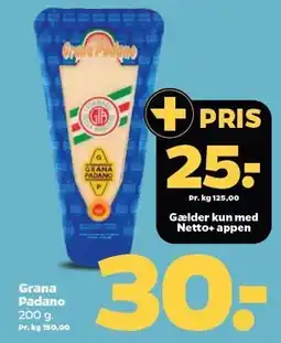 Netto Grana Padano tilbud