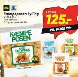Bilka Kæmpeposen kylling tilbud