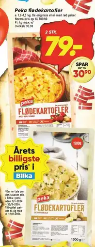 Bilka Peka flødekartofler tilbud