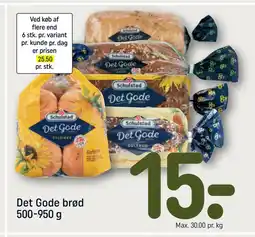 REMA 1000 Det Gode brød 500-950 g tilbud