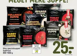 REMA 1000 Mou specialsupper Dybfrost 800-1000 g tilbud