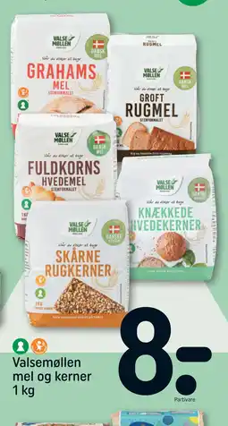 REMA 1000 Valsemøllen mel og kerner 1 kg tilbud