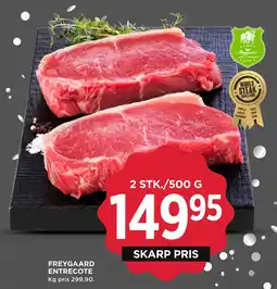 MENY FREYGAARD ENTRECOTE tilbud