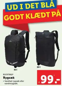 Lidl Rygsæk tilbud