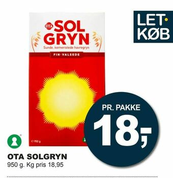 Let-Køb Ota solgryn tilbud