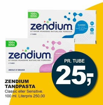 Let-Køb Zendium tandpasta tilbud