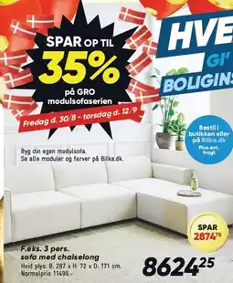 Bilka SPAR OP TIL 35% på Gro modulsodaserien tilbud