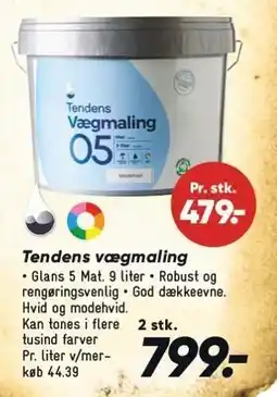Bilka Tendens vægmaling tilbud
