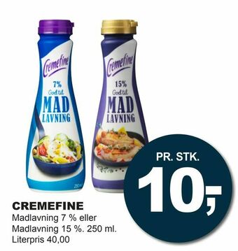 Let-Køb Cremefine tilbud